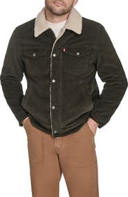Levi's Corduroy & Faux Shearling Depot Jacket