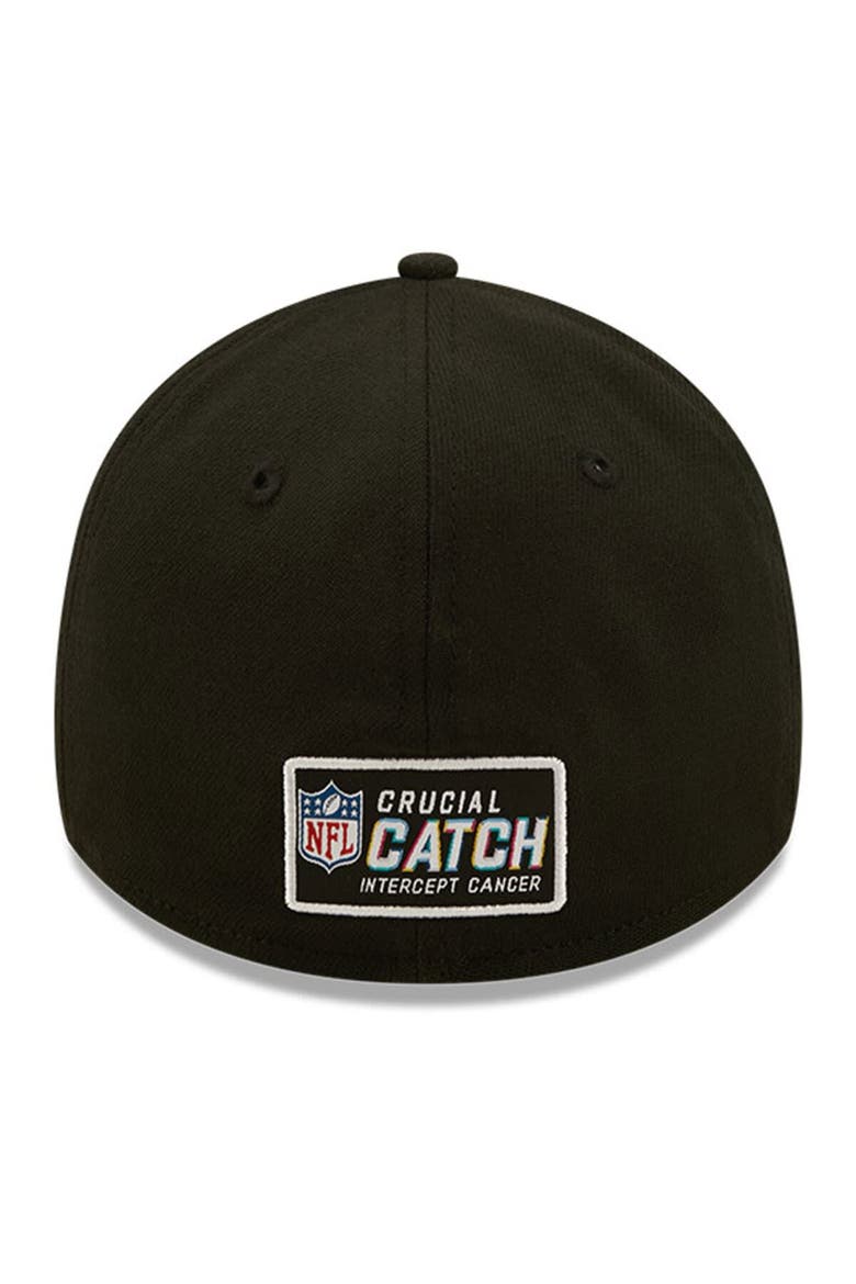 Men's New Era White/Black Tampa Bay Buccaneers 2022 NFL Crucial Catch 39THIRTY Coaches Flex Hat, Alternate, color, White