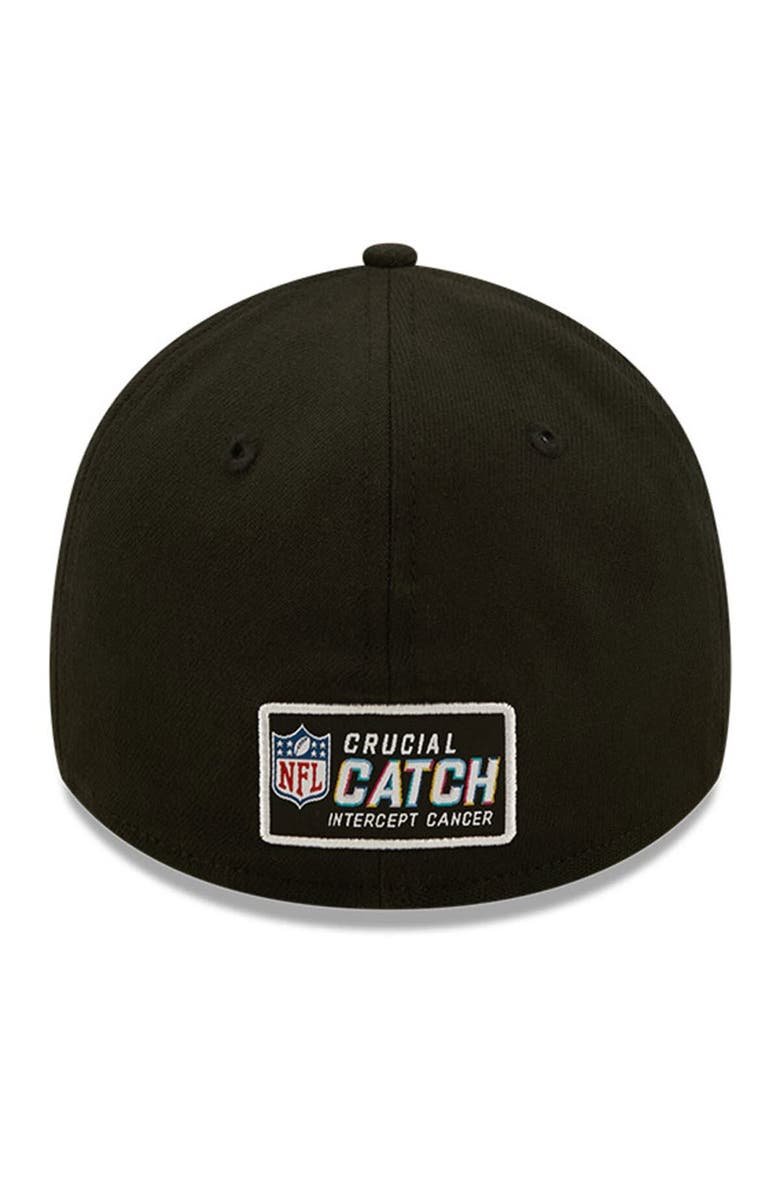 New Era Men's New Era White/Black Tampa Bay Buccaneers 2022 NFL Crucial Catch 39THIRTY Coaches Flex Hat, Alternate, color,