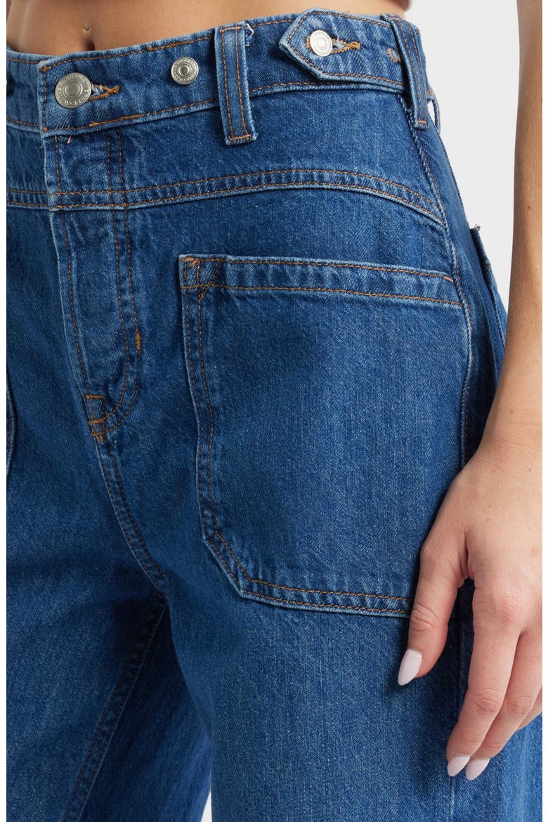 We the Free Palmer Cuffed Baggy Jeans, Alternate, color, TUNNEL VISION