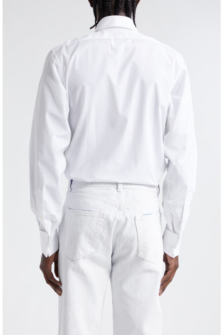 MM1 Cotton Button-Up Shirt, Alternate, color, 100 WHITE