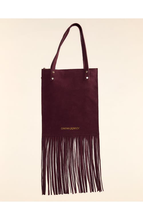 CYNTHIA ROWLEY CYNTHIA ROWLEY FELICITY FRINGE SUEDE TOTE