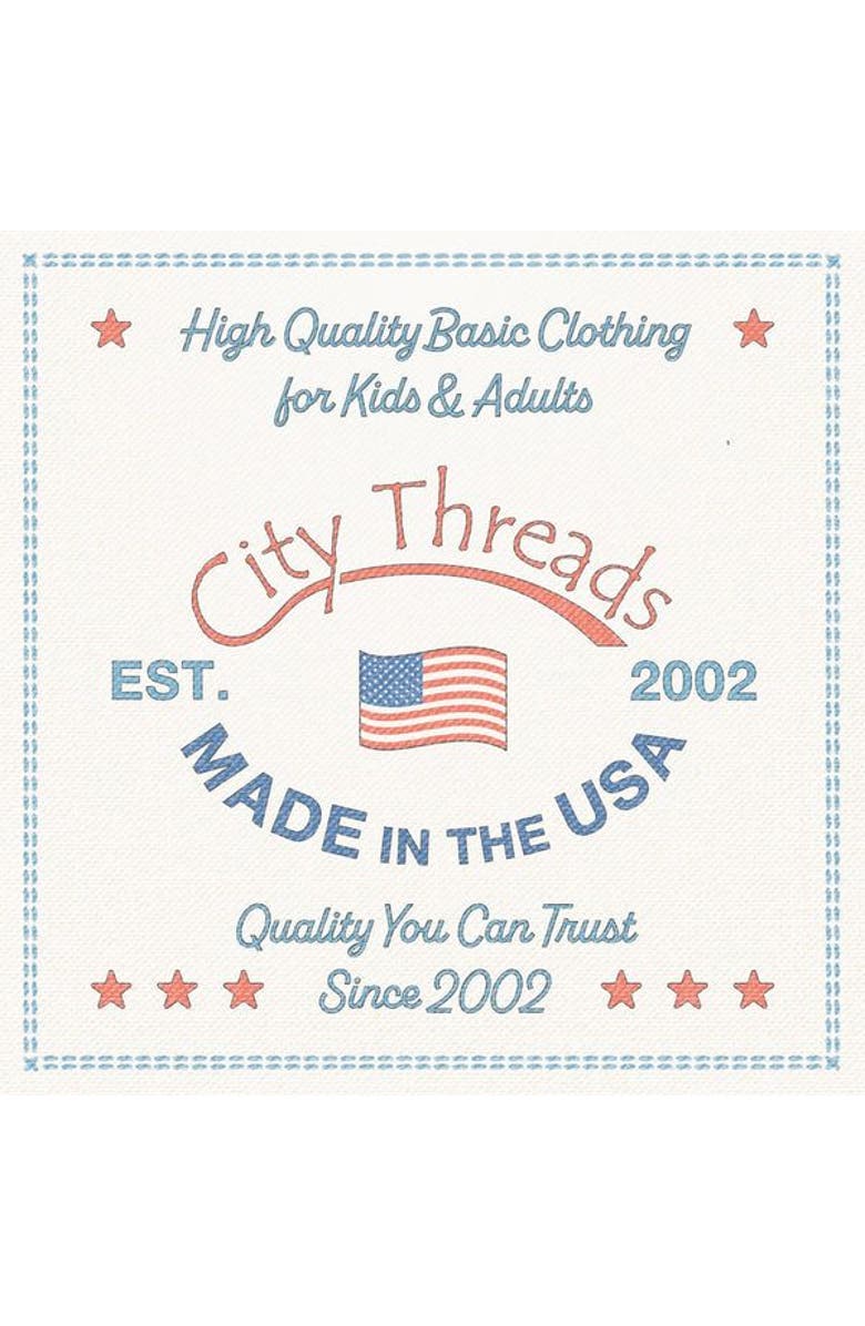 City Threads USA-Made Girls Soft Cotton Brief 3-Pack, Alternate, color, Black