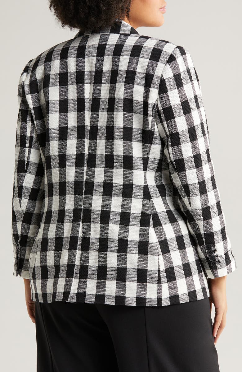 Halogen<sup>®</sup> Plaid One-Button Blazer, Alternate, color, 