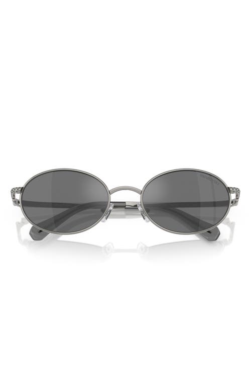 SWAROVSKI SWAROVSKI 53MM OVAL SUNGLASSES