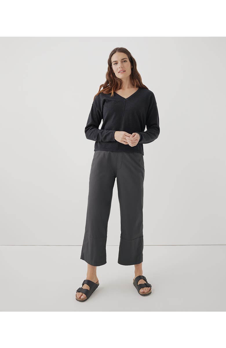 Pact Organic Cotton Daily Twill Crop Pant, Alternate, color, 