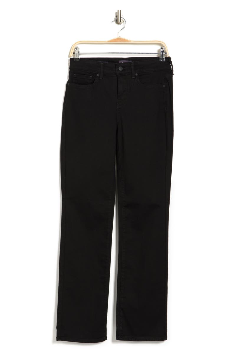 NYDJ Marilyn Straight Jeans, Alternate, color, Black