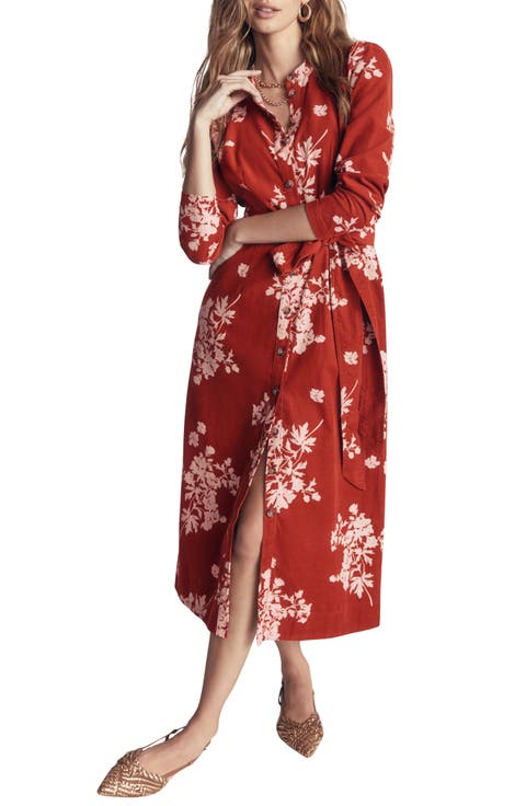 Louise Corduroy Midi Shirtdress