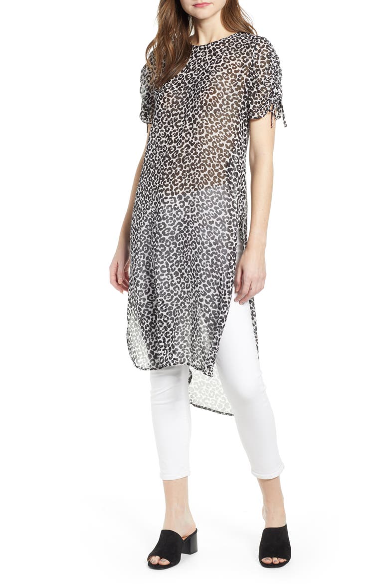 Leopard Tunic, Main, color, 060-RICH BLACK