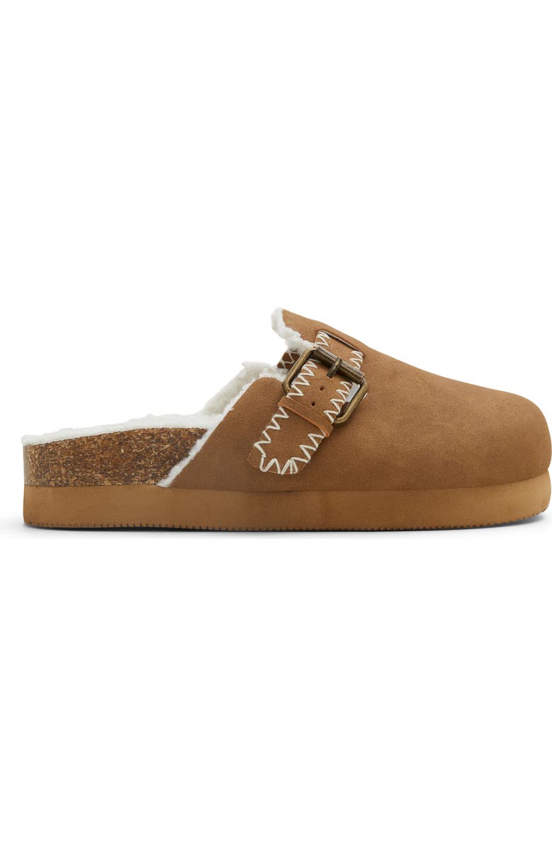 Roxy Honey Faux Shearling Clog, Alternate, color,