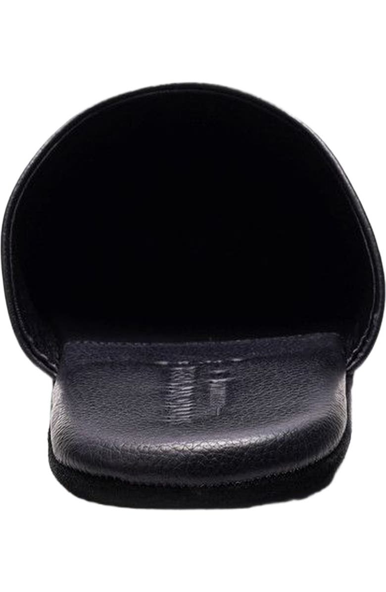 Anthony Veer Clark House Slippers, Alternate, color, Black Pebble Leather