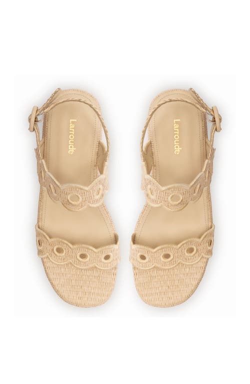 Larroude Larroudé Florence Broderie Flatform