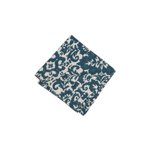 Madison Adriatic Vintage 100% Cotton Set of 6 Cloth Napkins