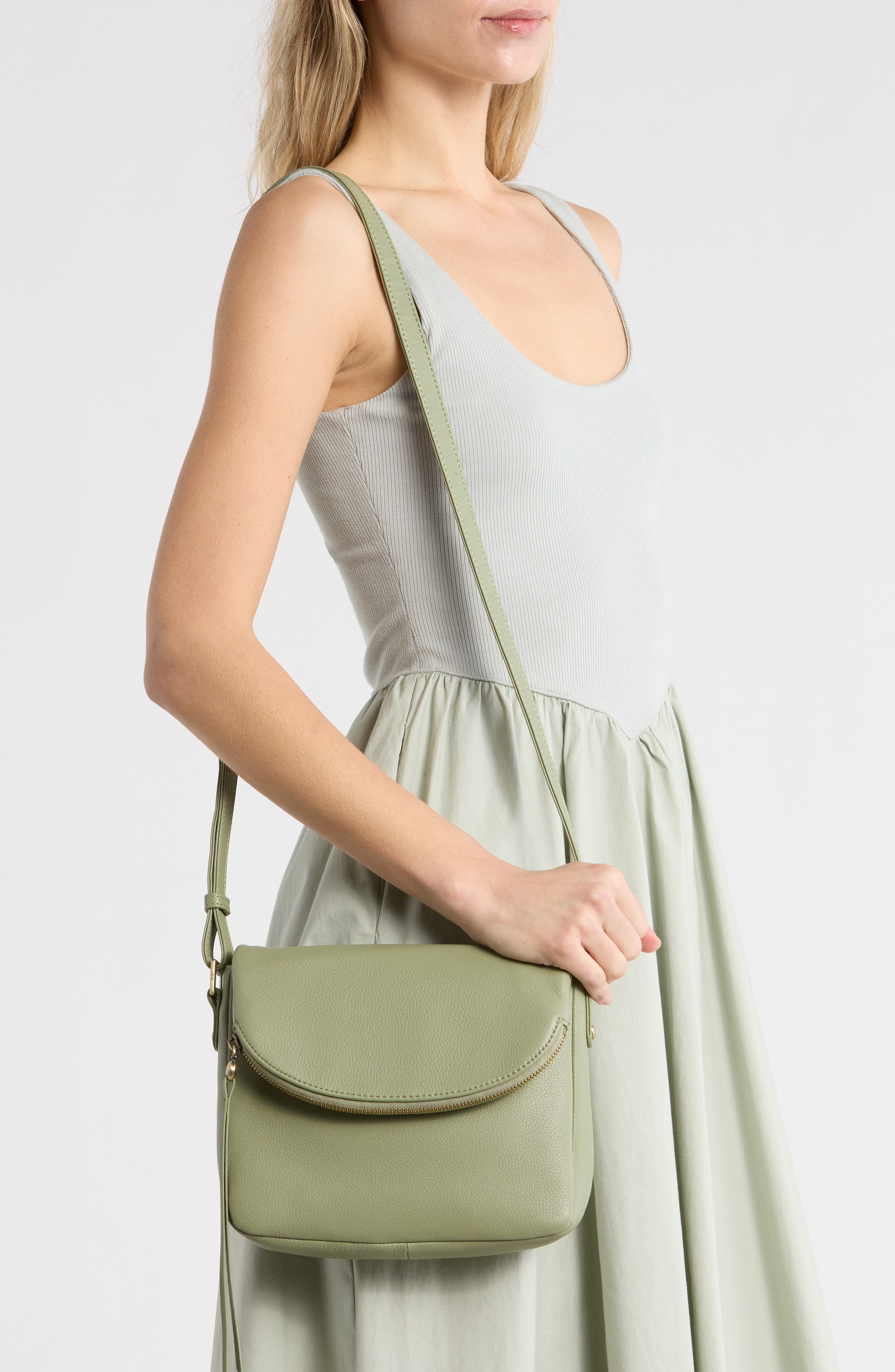 Fern Messenger Crossbody Bag, Alternate, color, WATERCRESS