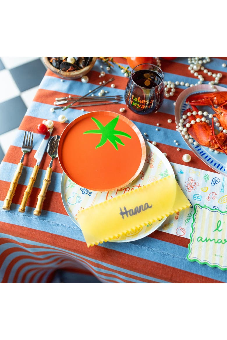 Le Dinner Tomato Dessert Plates, Alternate, color, Assorted Pre-Pack