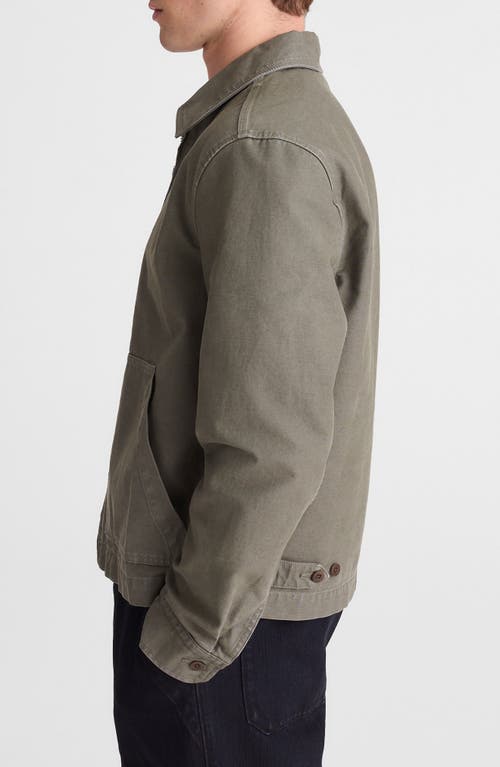 Madewell Reverse Sateen Service Jacket In Surplus