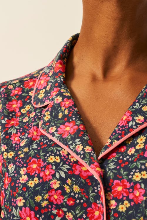 Stripe & Stare Long Pyjama Set In Multi