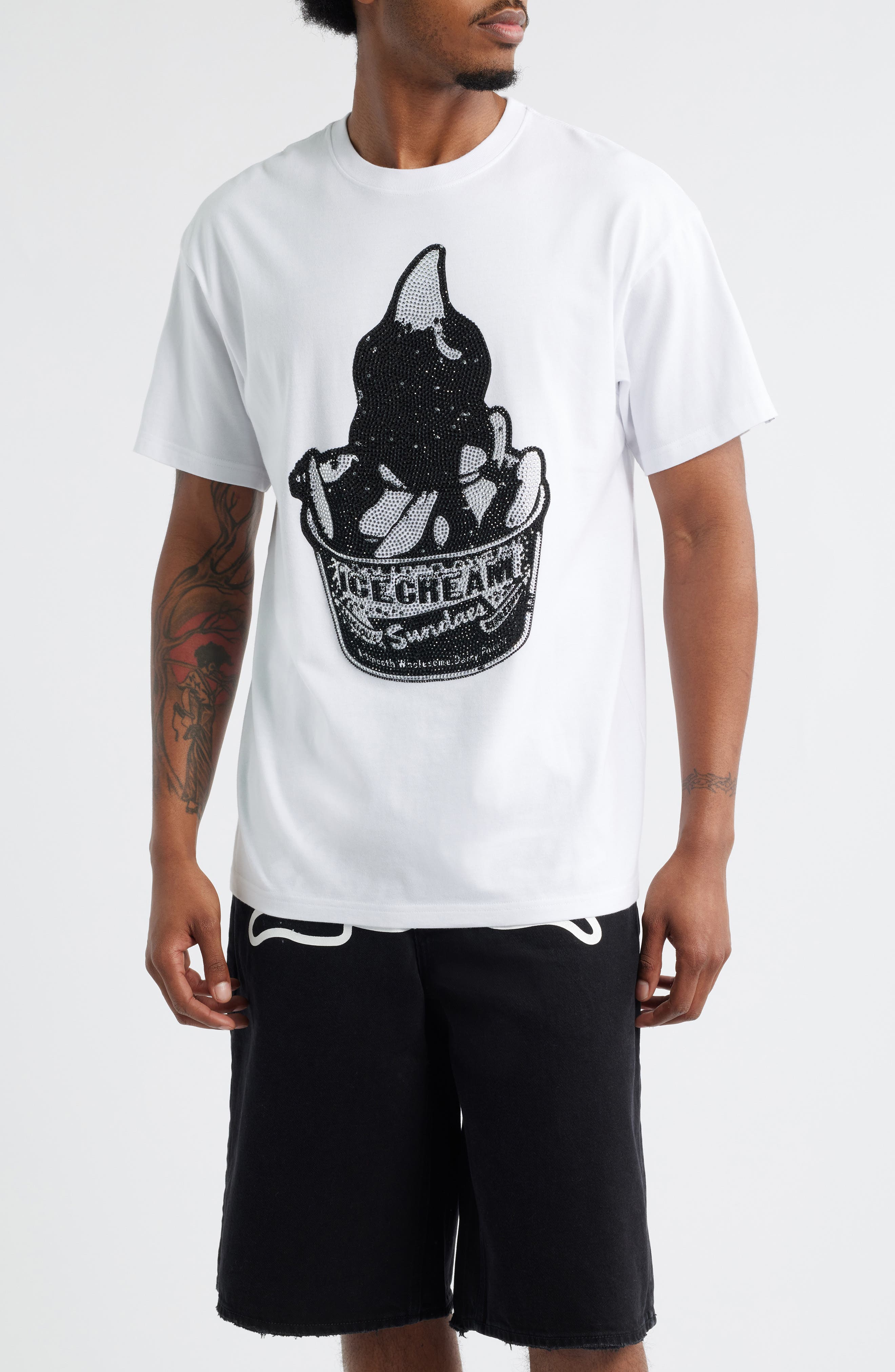 ICECREAM Gleam Embellished T-Shirt