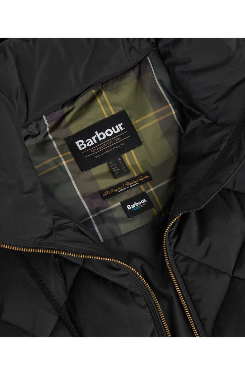Barbour Kirkton Longline Puffer Coat, Alternate, color,