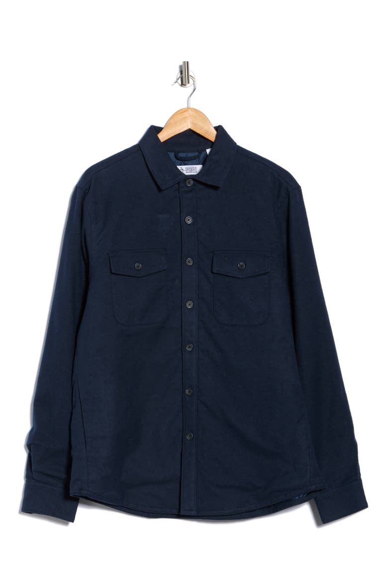 Flannel Shirt, Alternate, color, DARK SAPPHIRE / DARK SAPPHIRE