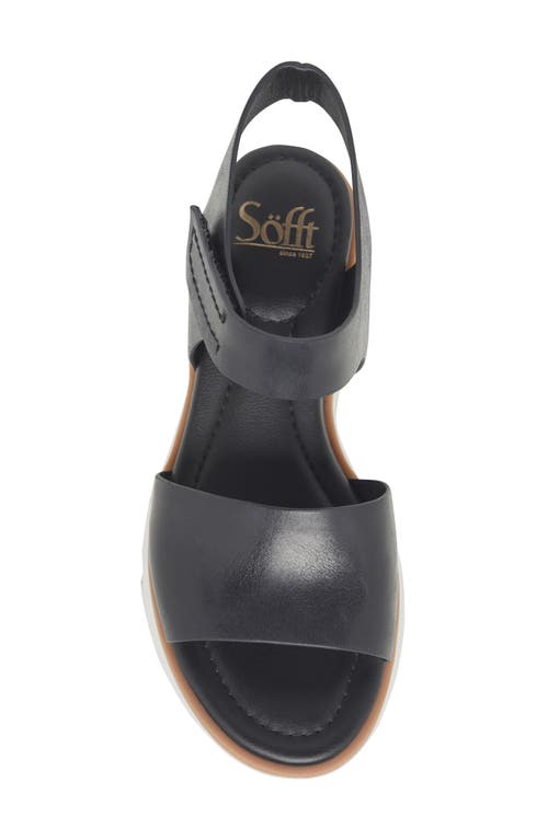 Söfft Morgan Sandal In Black