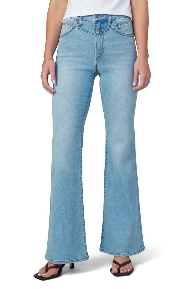 Joe's V-Yoke High Waist Flare Jeans, Main, color, Morocco