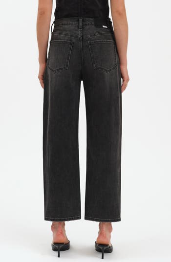 Westward High Waist Ankle Barrel Leg Jeans