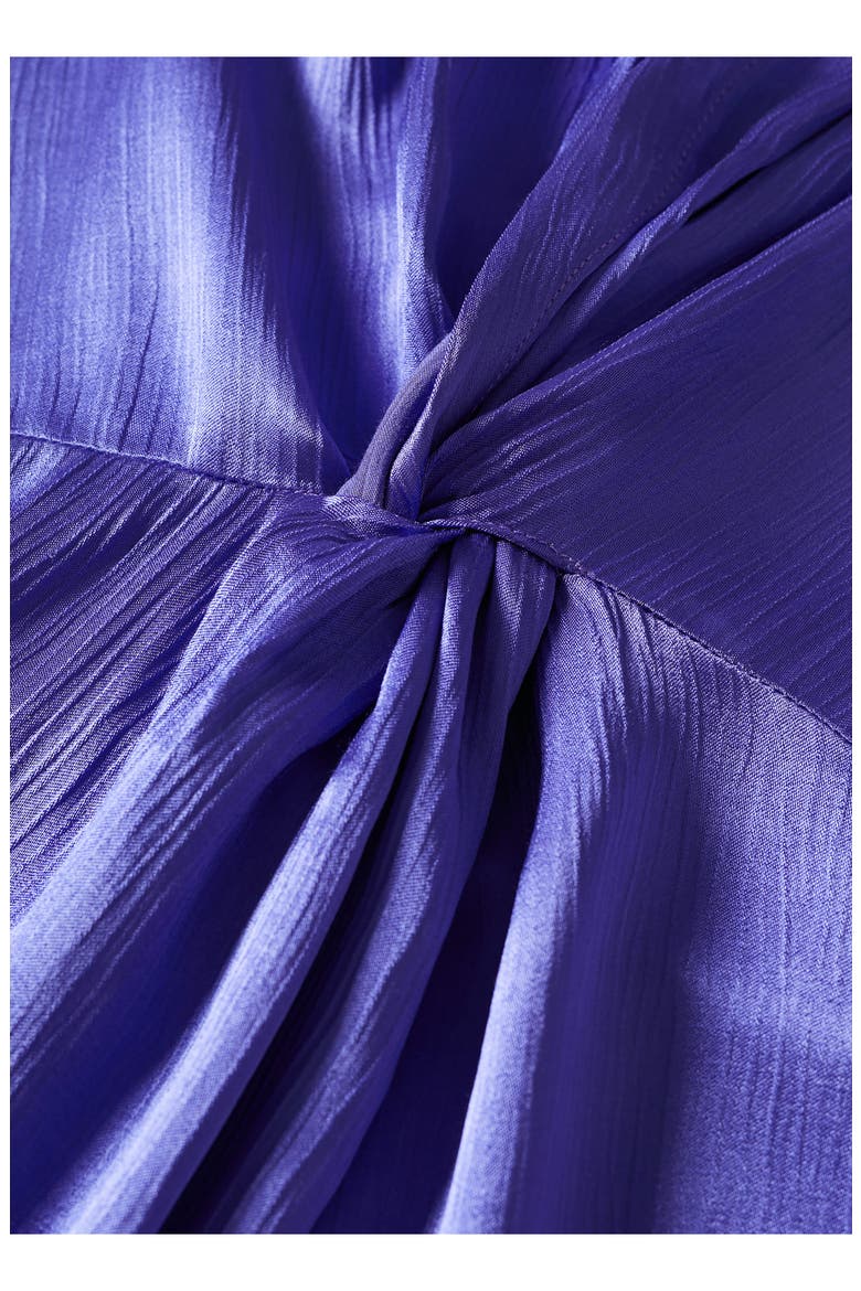 Satin Long Sleeve Blouse, Alternate, color, PURPLE