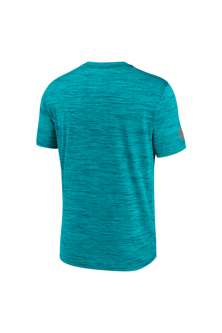 Men's Nike Aqua Miami Dolphins Big & Tall Sideline Velocity Performance T-Shirt, Alternate, color, Aqua