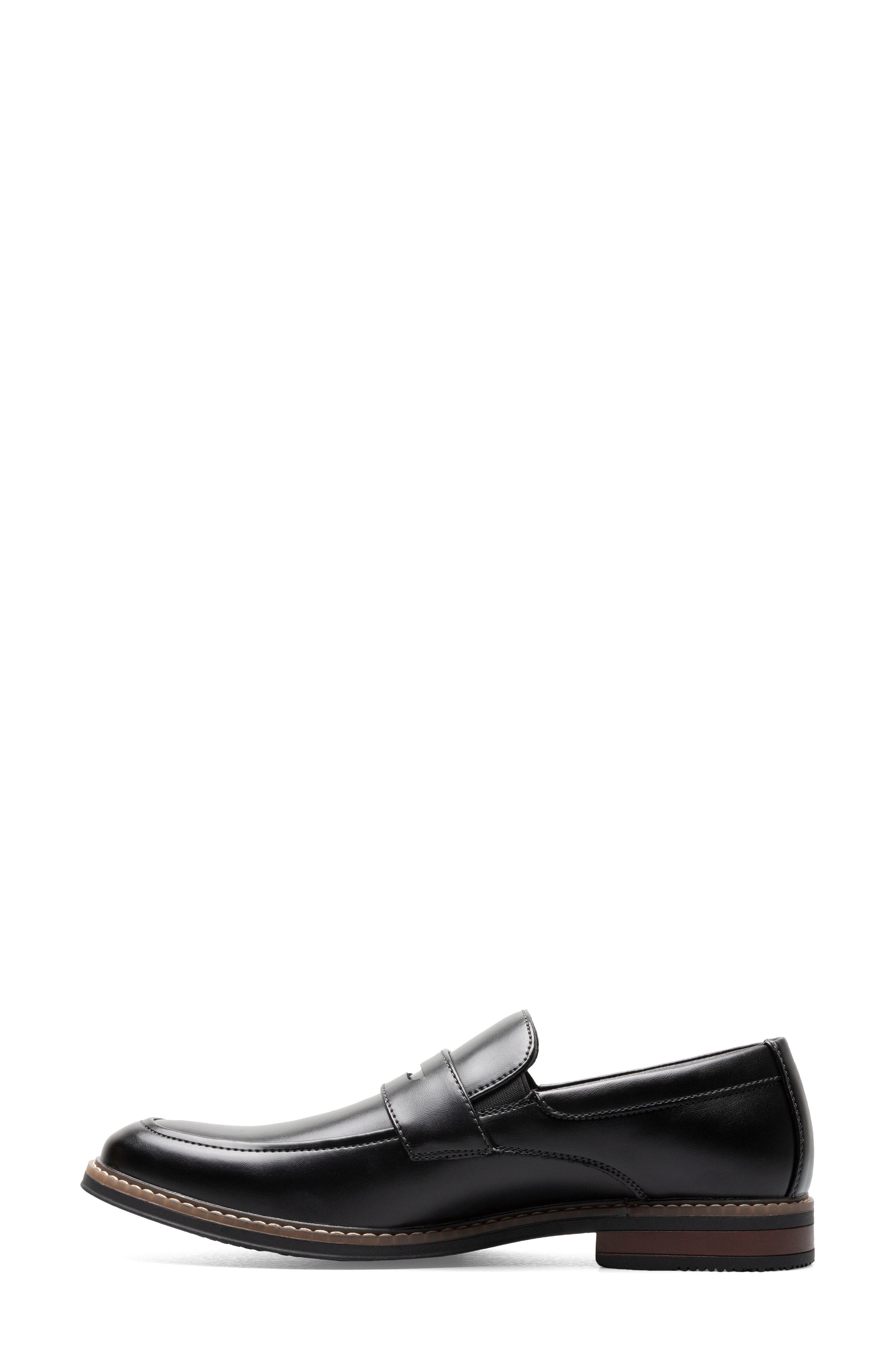 NUNN BUSH Carmelo Moc Toe Slip-On Shoe - Wide Width Available, Alternate, color, Black