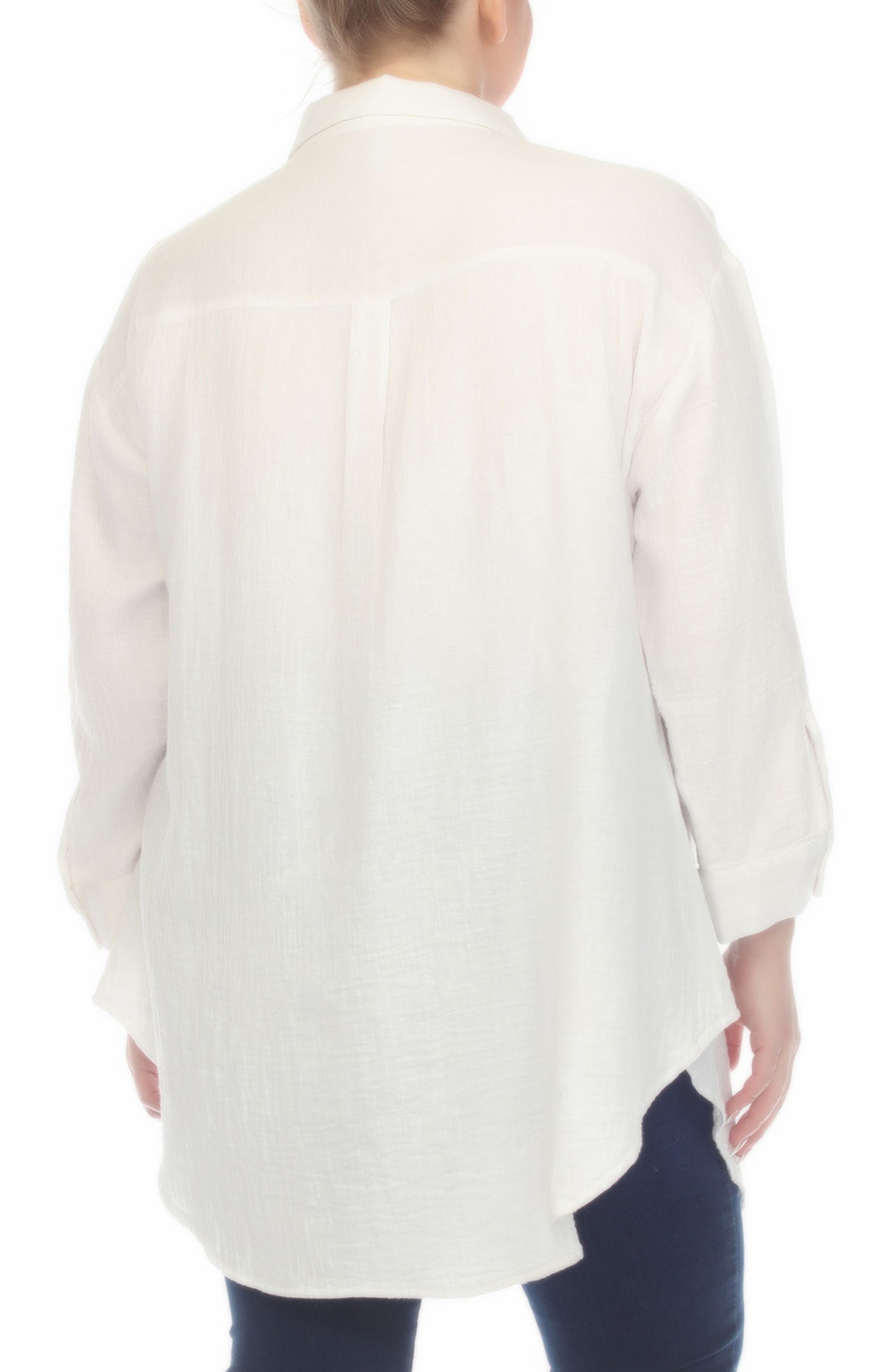 Gauze Button-Up Shirt - image 2