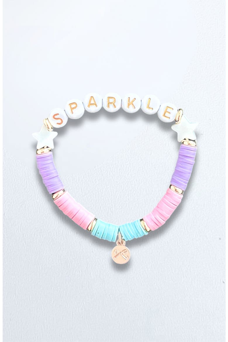 Sparkle Girls' Bracelet, Main, color, Lavender/Aqua/Pink