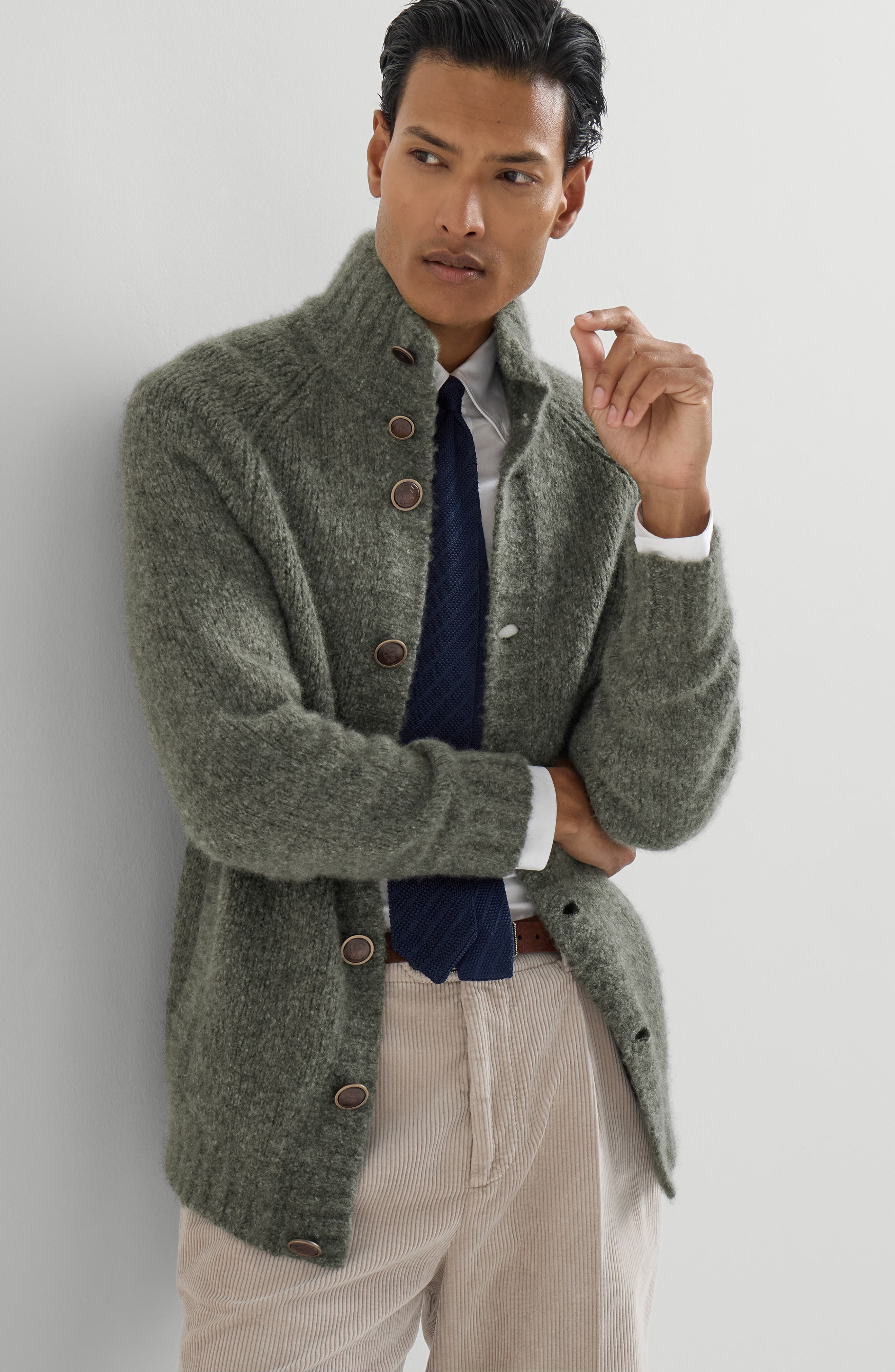Cashmere and silk cardigan (Men) | Nordstrom