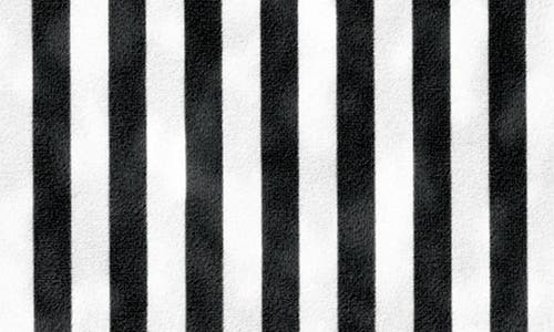 Woven & Weft 2-pack Stripe Oversize Beach Towels In Black/grey
