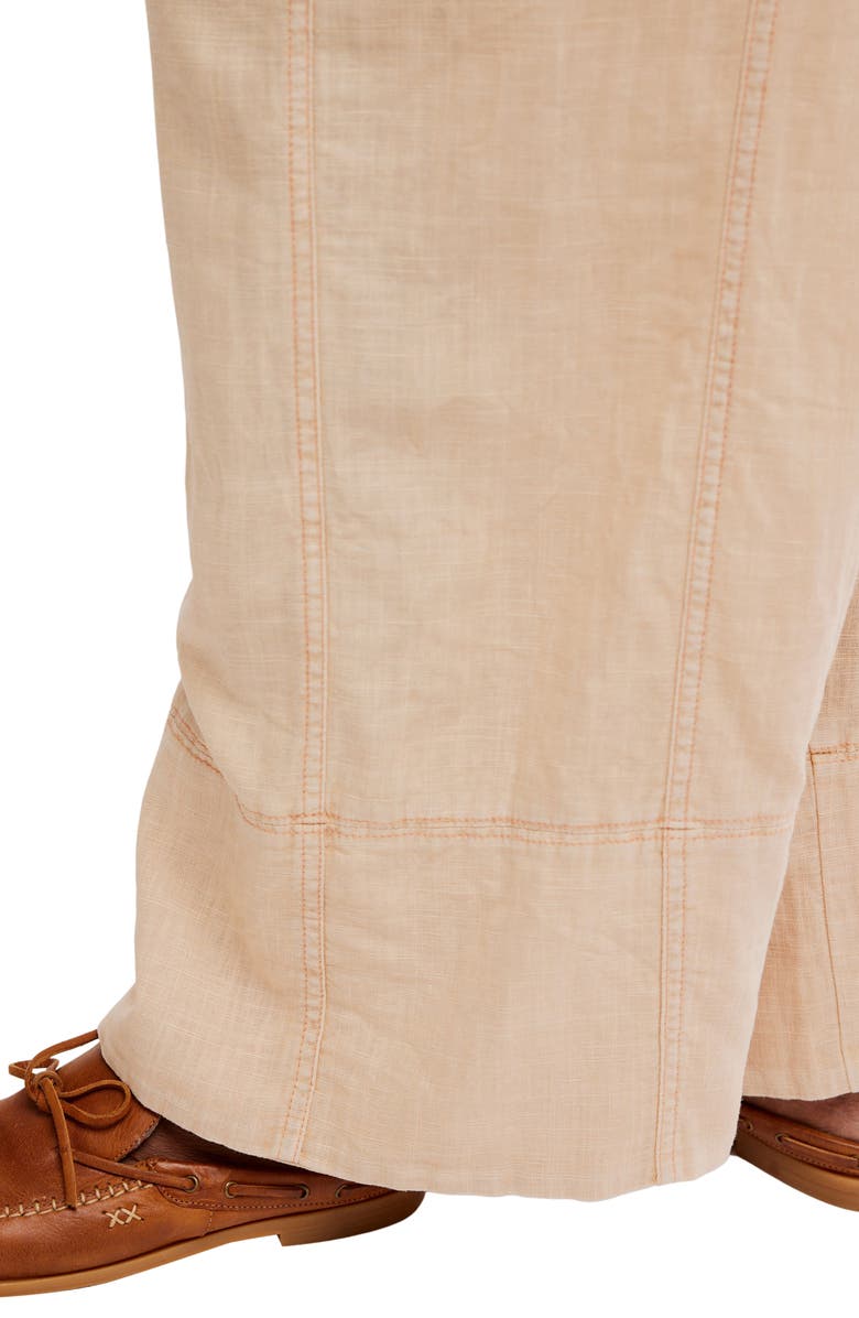 Days End Pull-On Linen Blend Wide Leg Pants