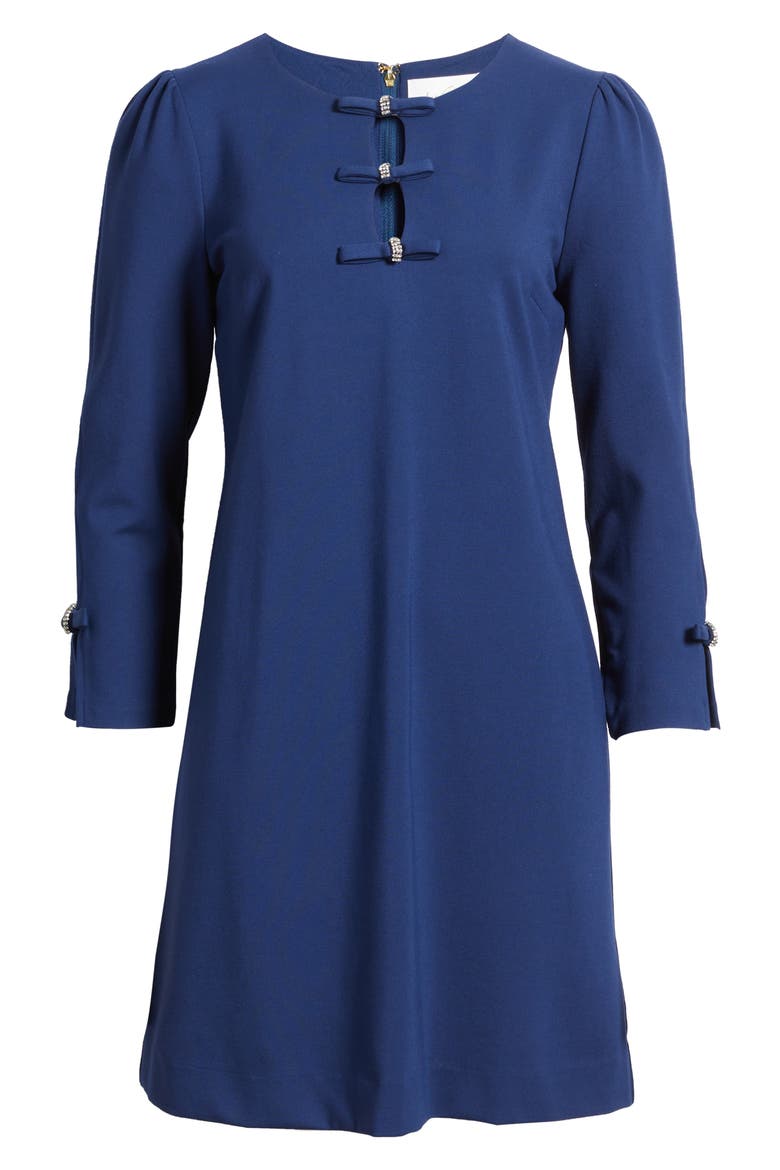 Leyland Shift Dress, Alternate, color, LOW TIDE NAVY