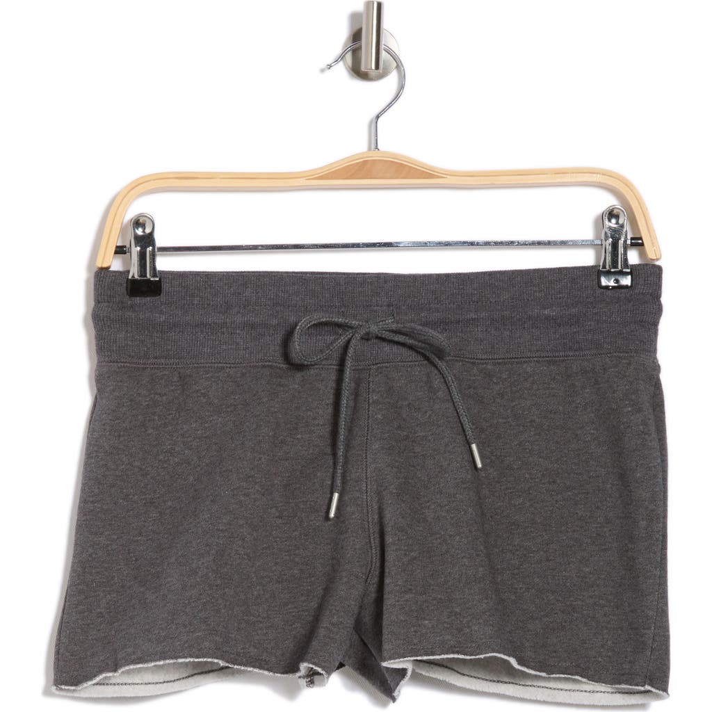 Abound Tie Waist Fleece Shorts In Grey Medium Charcoal Heather