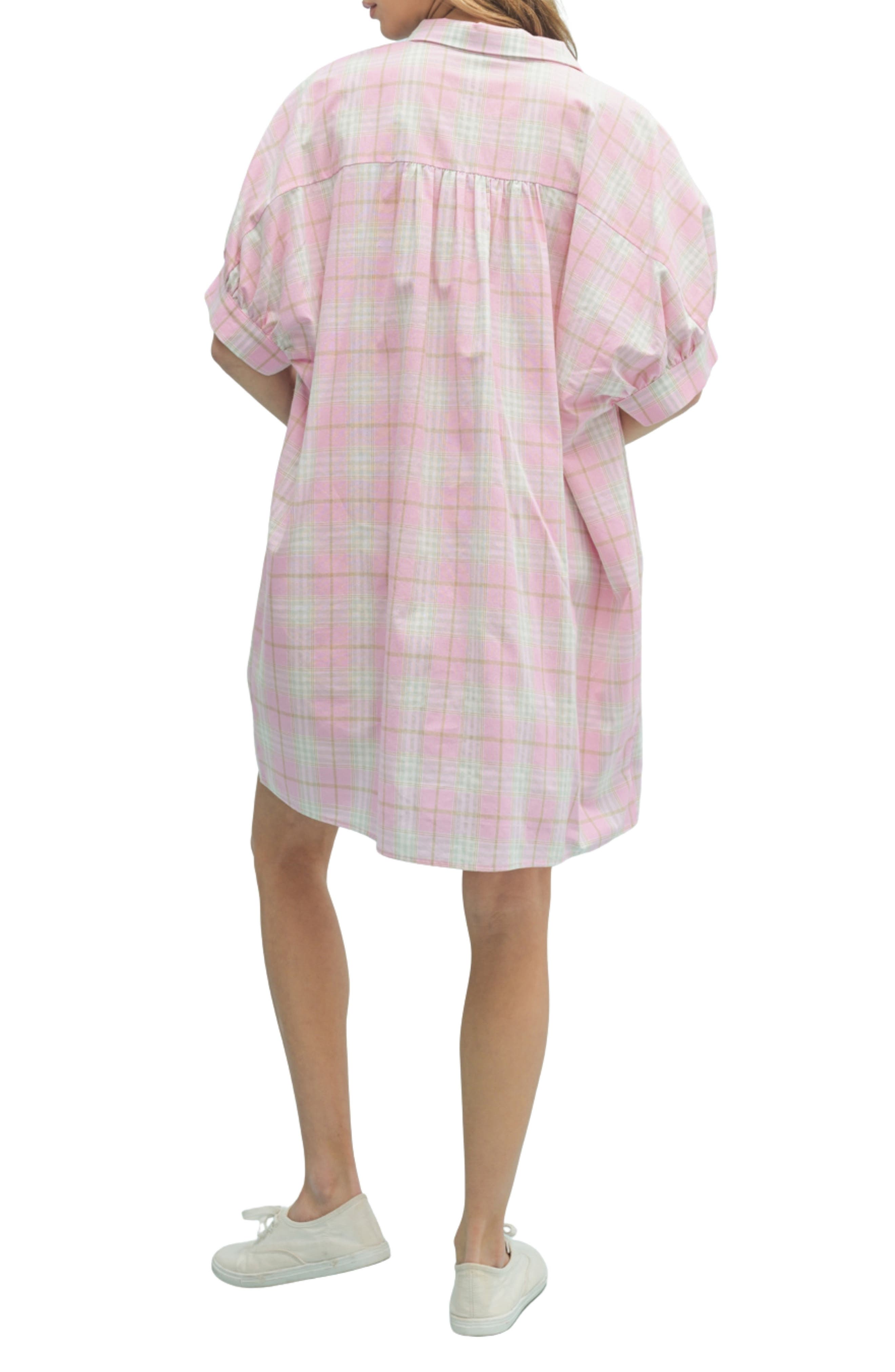 Oversize Button-Up Shirtdress - image 4