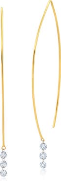 Graziela Floating Diamond Earrings