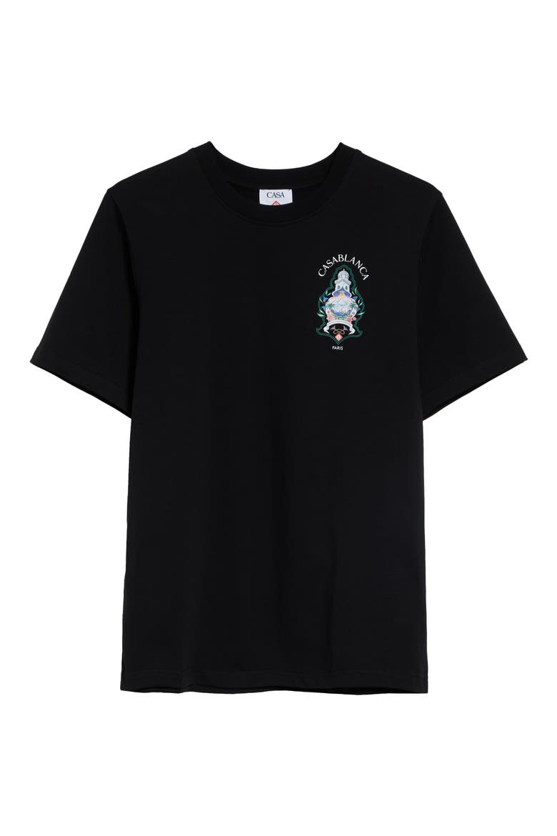 Classic Fit Hotel Emblem Organic Cotton Graphic T-Shirt, Main, color, BLACK JERSEY