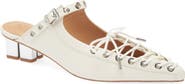 Ganni Eyelets Lace-Up Mule