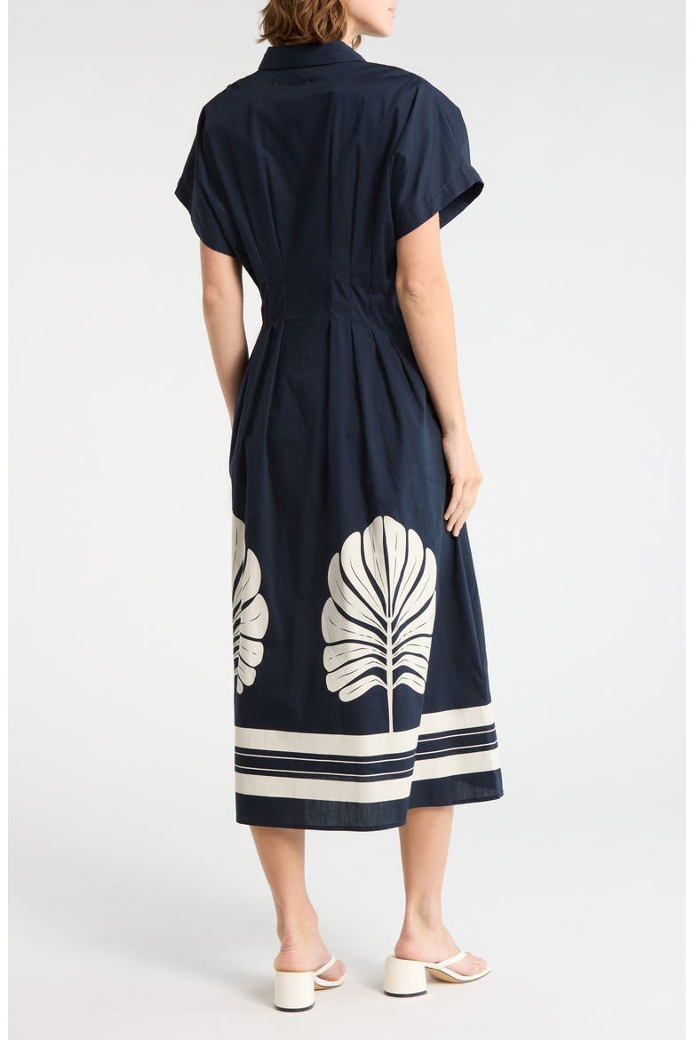Poplin Shirtdress, Alternate, color, NAVY