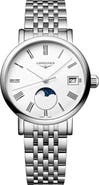 Longines Elegant Collection Moonphase Bracelet Watch, 30mm