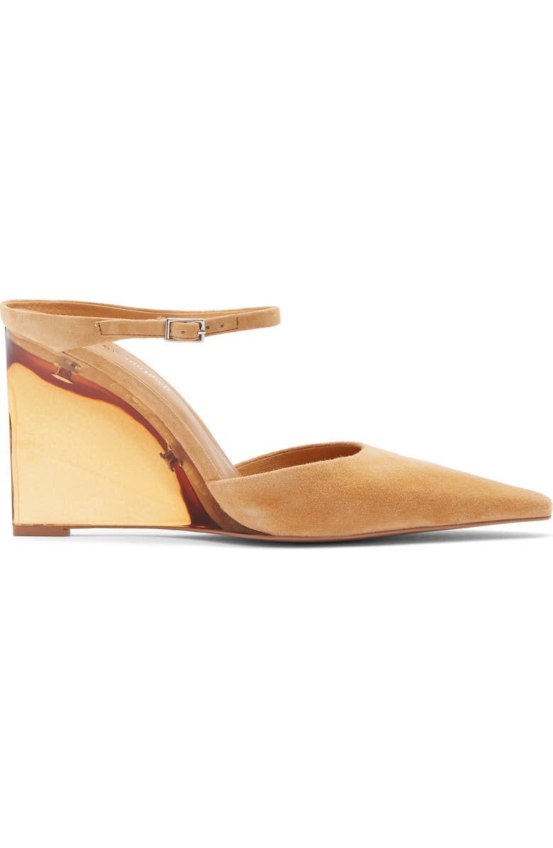 Jeffrey Campbell Maribelle Wedge Mule, Alternate, color, Camel Suede