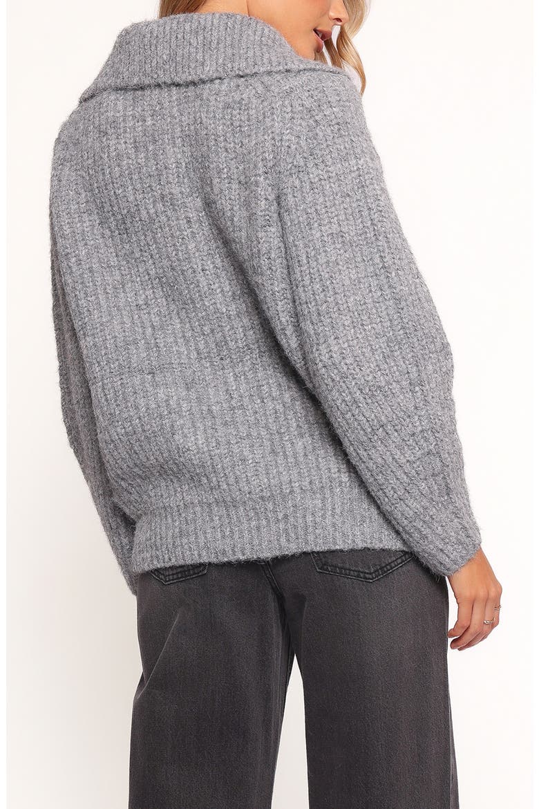 Miffy Rib Zip-Up Cardigan, Alternate, color, GREY