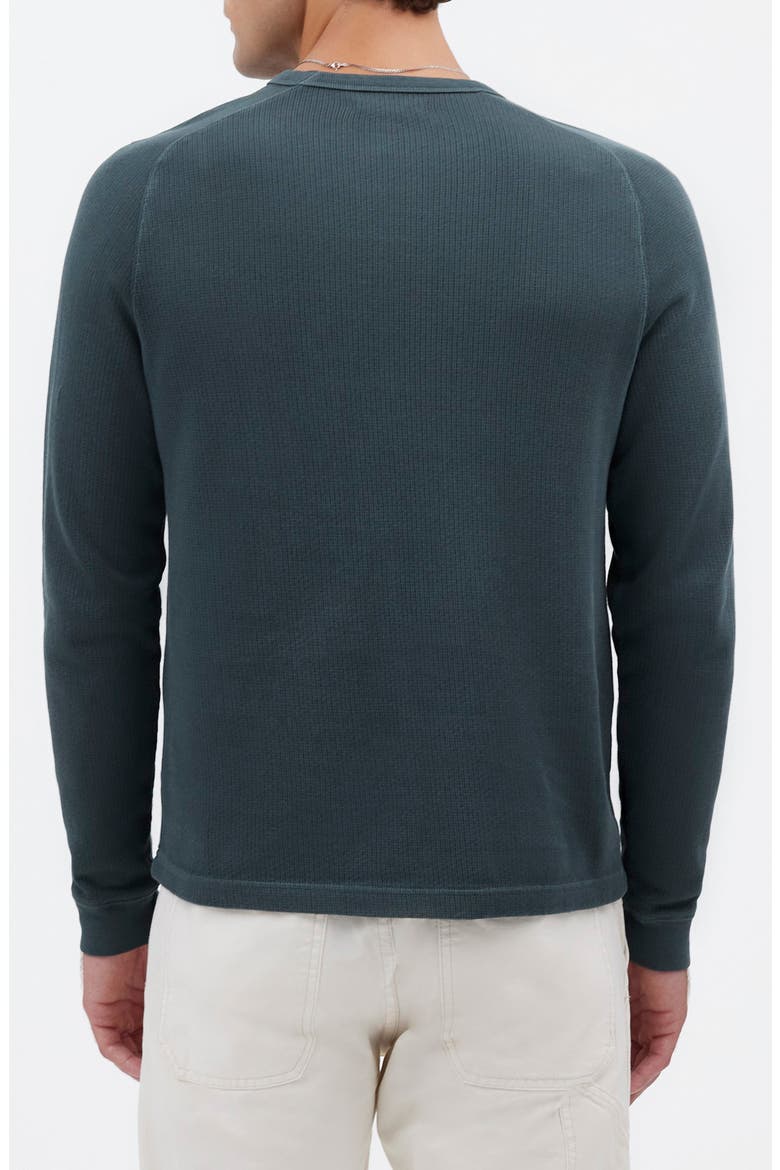 Textured Long Sleeve T-Shirt, Alternate, color, DARK BOTTLE