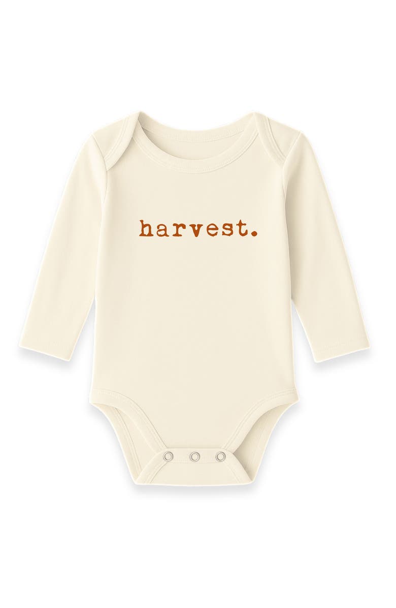 Tenth & Pine Harvest - Organic Long Sleeve Baby Bodysuit, Alternate, color, 