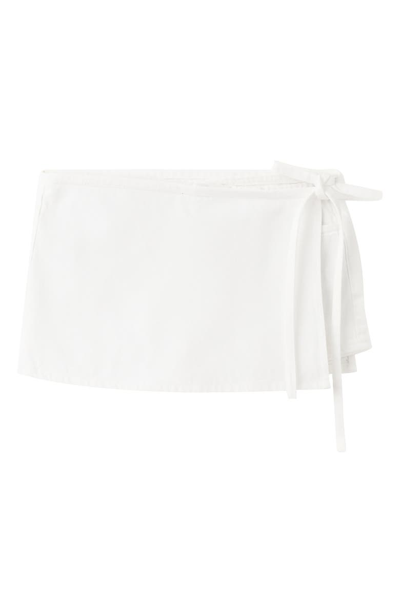 MANGO TEEN Convertible Denim Skort, Main, color, 