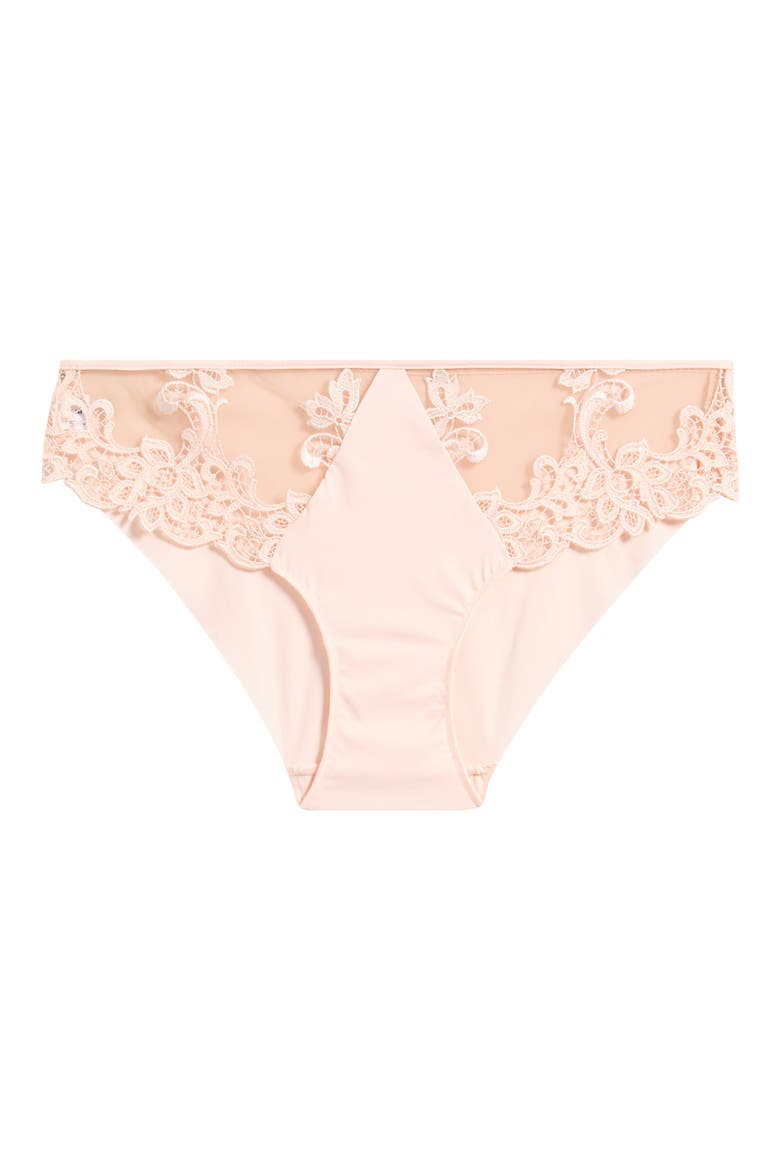Saga Embroidered Bikini, Alternate, color, PINK BEIGE