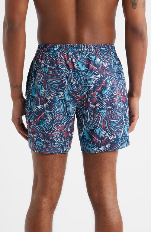 Chubbies The Bahamians Classic Lined 5.5-inch Swim Trunks In Blue